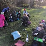 finding shelter for lunch